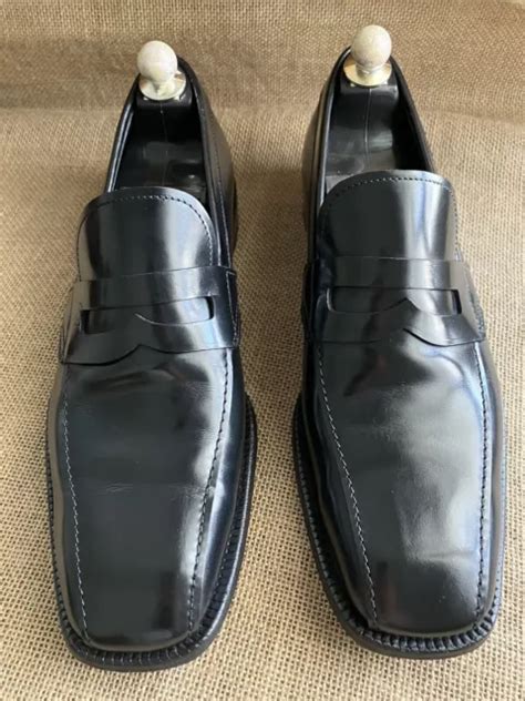 Mocassini Prada in Pelle Nero taglia 7 US 